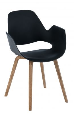 Falk Chair with Armrest Solid Oak Legs Houe